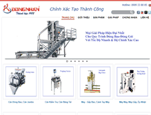 Tablet Screenshot of dongnhan.com